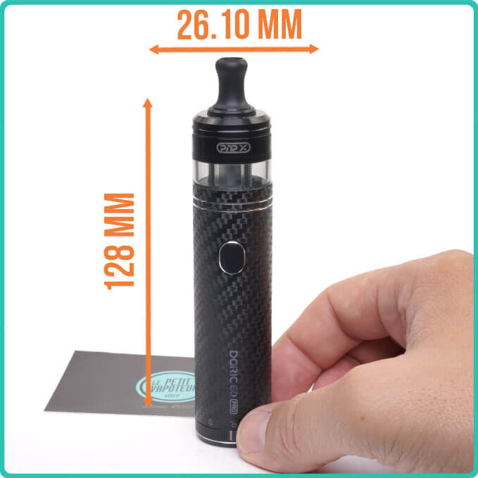 Dimensions du Pod Doric 60 Pro Voopoo